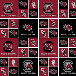 10" x 44" University of South Carolina Gamecocks Fabric, USC