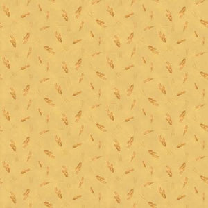 11" x 44" Homestead Life Wheat Gold Fabric by Riley Blake
