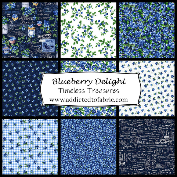 Blueberry Delight - Timeless Treasures
