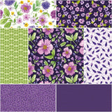 PRE-ORDER Plum Petals Fat Quarter Bundle of 21 Pcs, by Riley Blake Designs