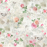 Bellerose Fabric by Timeless Treasures, Vintage Scrapbook, Roses