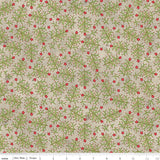Northern Christmas Whimsical Trees Neutral Fabric by Riley Blake Designs, Quilting Fabric