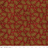 Northern Christmas Whimsical Trees Red Fabric by Riley Blake Designs, Quilting Fabric