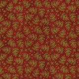 Northern Christmas Whimsical Trees Red Fabric by Riley Blake Designs, Quilting Fabric