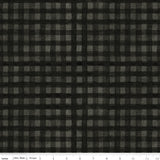 Northern Christmas Buffalo Check Black and Gray Fabric by Riley Blake Designs, Quilting Fabric