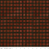 Northern Christmas Buffalo Check Red and Black Fabric by Riley Blake Designs, Quilting Fabric