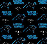 23" x 58" Carolina Panthers Fabric, Licensed NFL Cotton Fabric