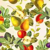 Harvest Festival Fall Fruit Cream Fabric by Benartex, Gold Metallic, Fall Fabric, Cotton Quilting Fabric