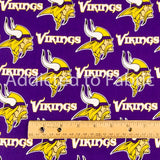 5" x 58" Minnesota Vikings Fabric, NFL Cotton Fabric