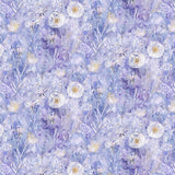 Mystic Meadows, Dandelions Fabric by Timeless Treasures, Wild Flowers, Quilting Fabric