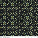 Naughty or Nice Trees Black Christmas Fabric by Riley Blake Designs, Pine Trees, Quilting Fabric