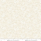 Nordic Holiday Village Fabric Mini Swirls Cream by Henry Glass, Scandinavian Christmas