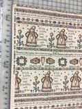 34" x 44" Vintage Peace Creek Collection Fabric by Spectrix 1997