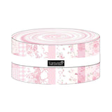 Free Shipping - Pretty in Pink Jelly Roll, 40 - 2.5" Wide Fabric Strips by Timeless Treasures