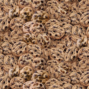 Chocolate Chip Cookies Fabric by Timeless Treasures, Smart Cookie