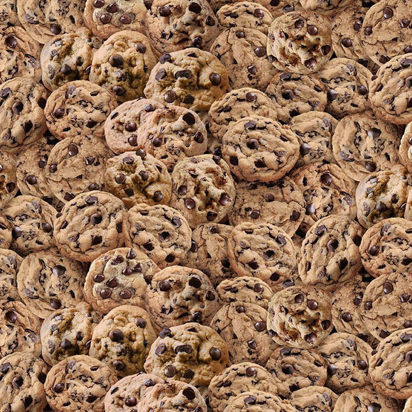 Chocolate Chip Cookies Fabric by Timeless Treasures, Smart Cookie