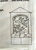Twas the Night Before Christmas Fabric Panel Card Holder by Cranston Print Works