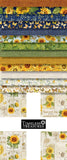 Sunflower Farm 10" Square Layer Cake, 42 Squares by Timeless Treasures