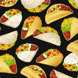 10" x 44" Tacos Allover Fabric by Timeless Treasures, Taco Fabric