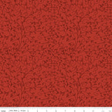 Tangled Garden Vines Red Fabric by Riley Blake Designs, Quilting Fabric