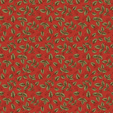 Tangled Garden Leaves Red Fabric by Riley Blake Designs, Quilting Fabric