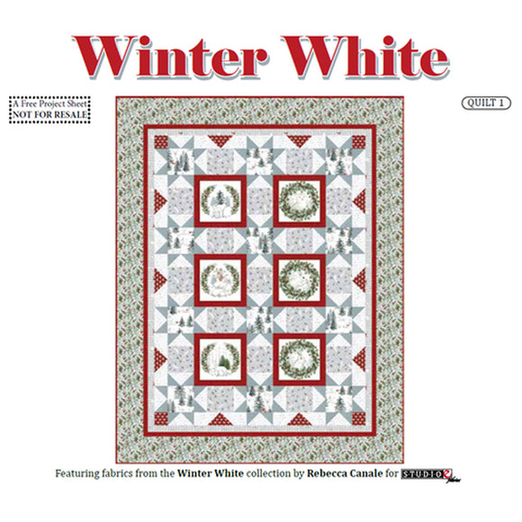 Winter White Quilt Pattern # 1 - Free PDF Pattern