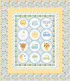 PRE-ORDER Special Delivery Panel Boxed Quilt Kit by Riley Blake Designs, Baby Quilt