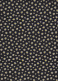 10" x 44" Calico Daisies Fabric by Santee, Fabric Traditions, Black