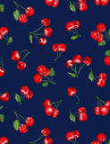 16" x 44" Cherry Pie Fabric by Timeless Treasures, Cherries, Cotton Fabric