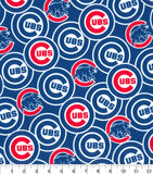 11" x 58" Chicago Cubs Licensed MLB Cotton Fabric