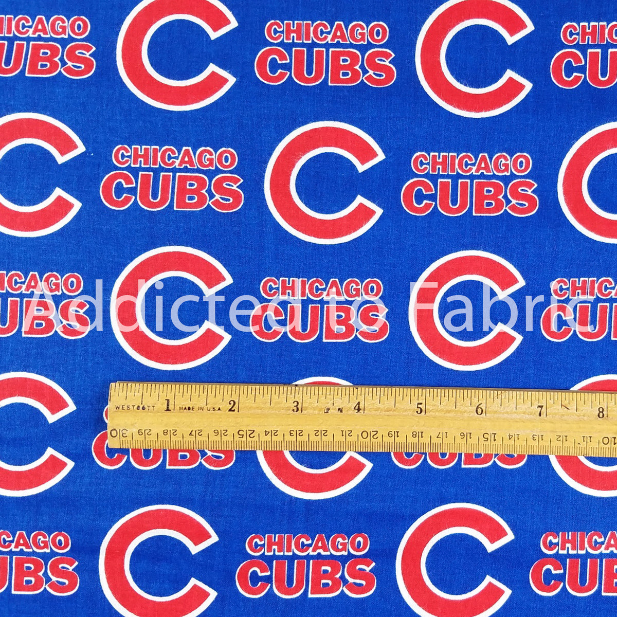 Chicago Cubs Fabric by the Yard, Half Yard, Licensed MLB Cotton ...