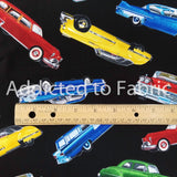 12" x 44" Classic Cars Fabric by Timeless Treasures, Take the Scenic Route