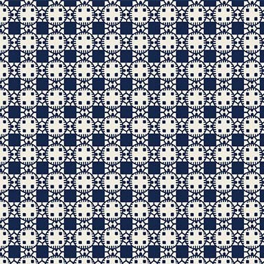 Country Rodeo Fabric by Michael Miller, Hokey Pokey Navy Blue Plaid, Western Fabric