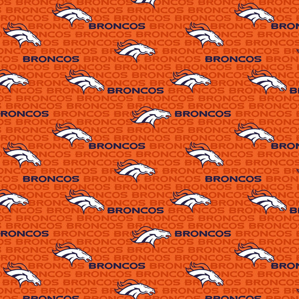 32 x 58 Denver Broncos Fabric, NFL Fabric, Mini Print – Addicted to Fabric