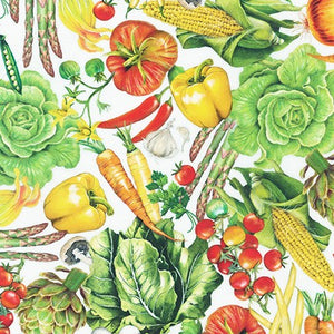 Down on the Farm Veggies Fabric by Robert Kaufman, Vegetables Quilting Fabric