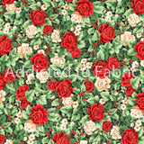 Roses, Fabric by the Yard, Half Yard, Cranston