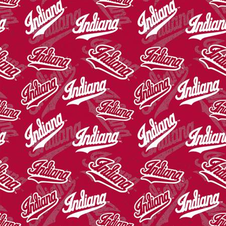 Indiana Hoosiers Fabric, Licensed NCAA Fabric, College Fabric
