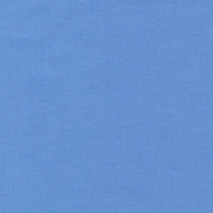 KONA Blue Jay Solid Fabric by the Yard and Half Yard, Robert Kaufman
