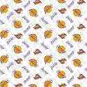 LA Lakers Fabric, NBA Licensed Fabric, Cotton, Los Angeles Lakers Basketball