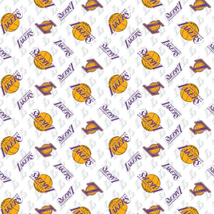 LA Lakers Fabric, NBA Licensed Fabric, Cotton, Los Angeles Lakers Basketball
