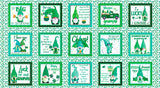 Luck of the Gnomes St. Patrick's Day Fabric Panel by Benartex, 24" x 44"