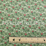 Marcus Brothers Floral on Sage Fabric by the Yard(s) or You Select Size