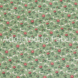Marcus Brothers Floral on Sage Fabric by the Yard(s) or You Select Size