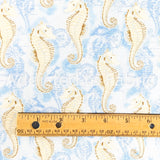 12" x 44" Seahorse Beach Fabric by Timeless Treasures