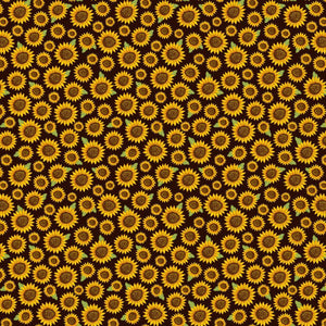Hello Fall Sunflowers Autumn Beauty Fabric by Timeless Treasures