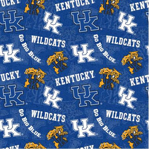 4" x 44" University of Kentucky, Wildcats, UK, Fabric