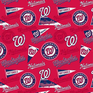 Washington Nationals Fabric, Licensed MLB Cotton Fabric, Retro